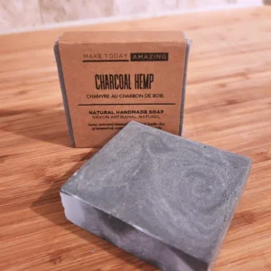 Charcoal Hemp Natural Soap Bar