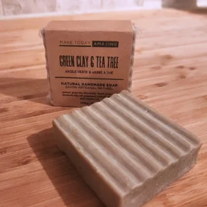 Green Clay and Tea Tree Natural Soap Bar