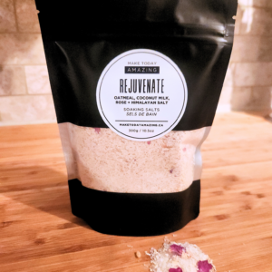Rejuvenate — Oatmeal + Coconut Milk + Roses Soaking Salt